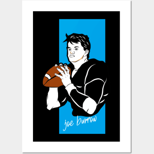 joe burrow bengals football Posters and Art